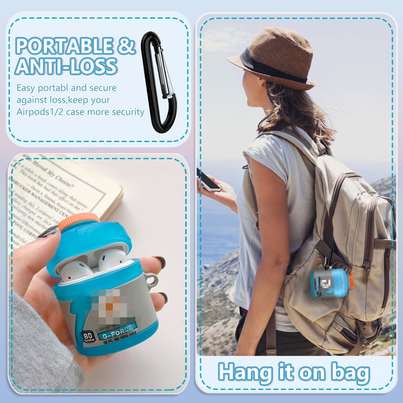 Kawaii Food AirPods Case & Cleaner Kit for Gen 1/2 - DOKUTRONIX