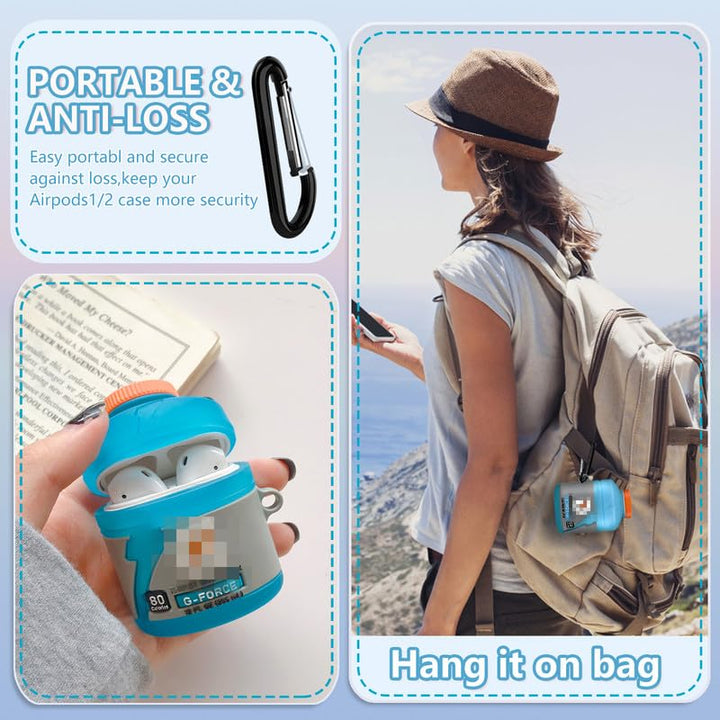 Kawaii Food AirPods Case & Cleaner Kit for Gen 1/2 - DOKUTRONIX