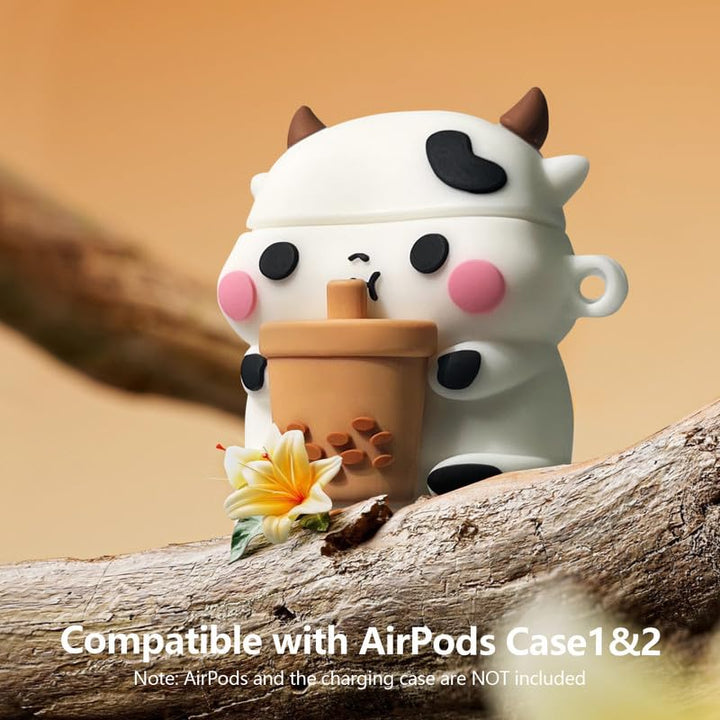Kawaii AirPods Case: Cute 3D Cartoon Cover & Cleaner - DOKUTRONIX