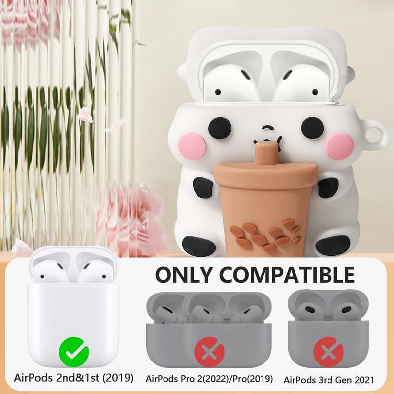 Kawaii AirPods Case: Cute 3D Cartoon Cover & Cleaner - DOKUTRONIX