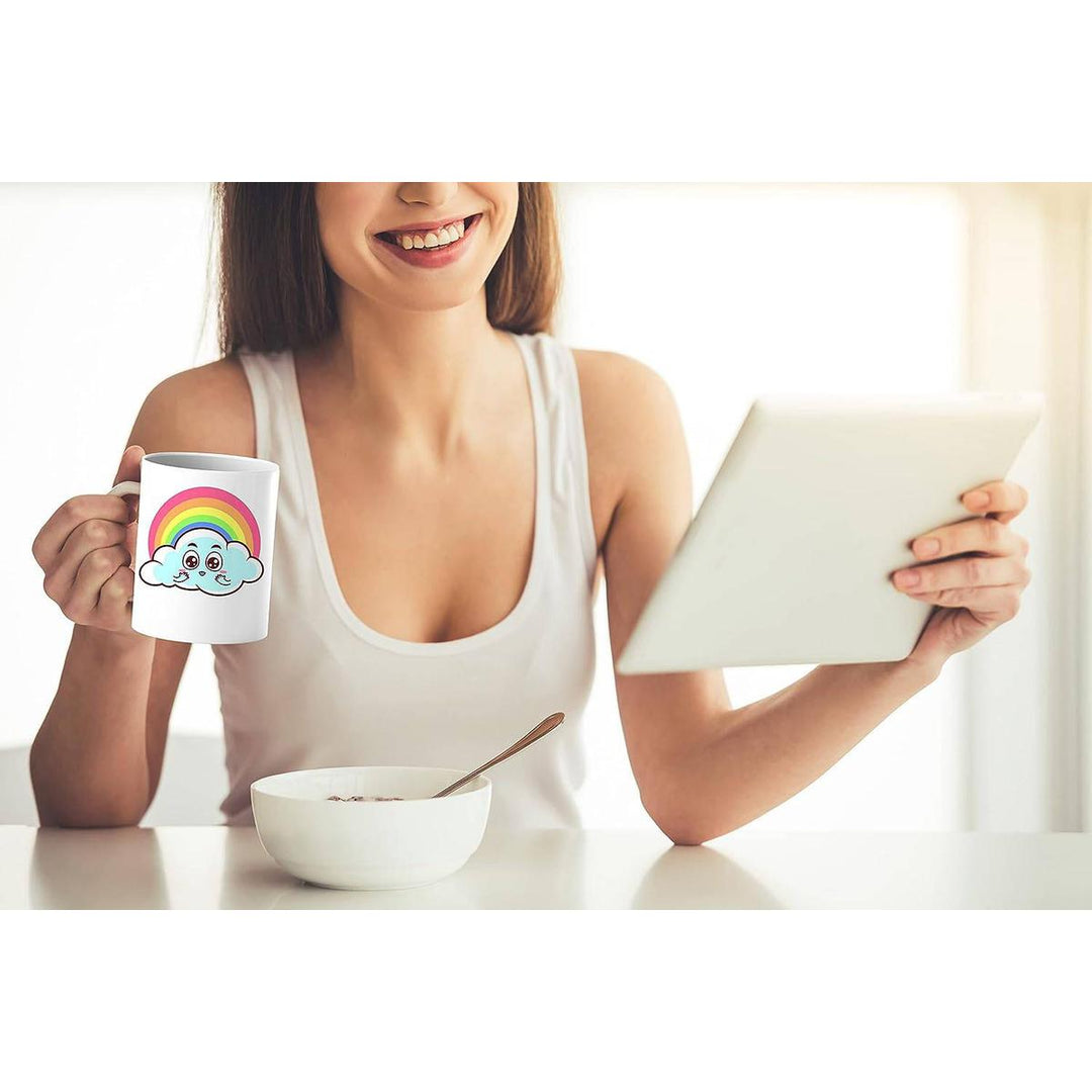 Rainbow Magic Color-Changing Coffee Mug - DOKUTRONIX