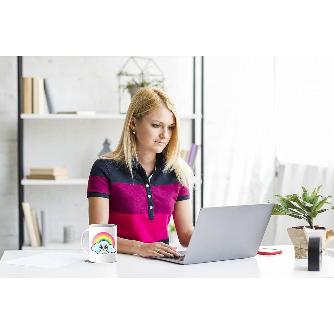 Rainbow Magic Color-Changing Coffee Mug - DOKUTRONIX