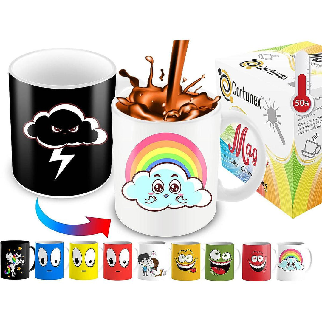 Rainbow Magic Color-Changing Coffee Mug - DOKUTRONIX