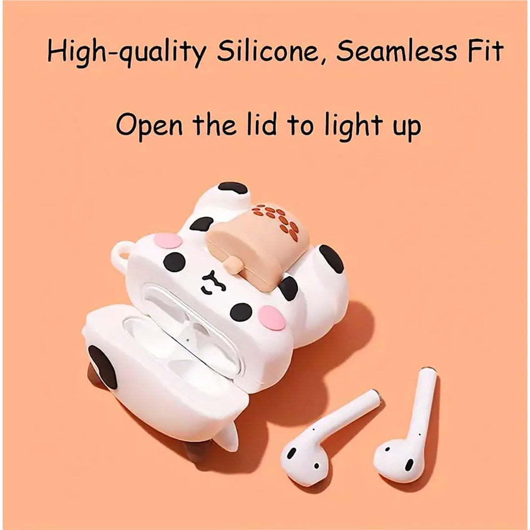 Kawaii Shark AirPods Case with Keychain & Cleaner - DOKUTRONIX