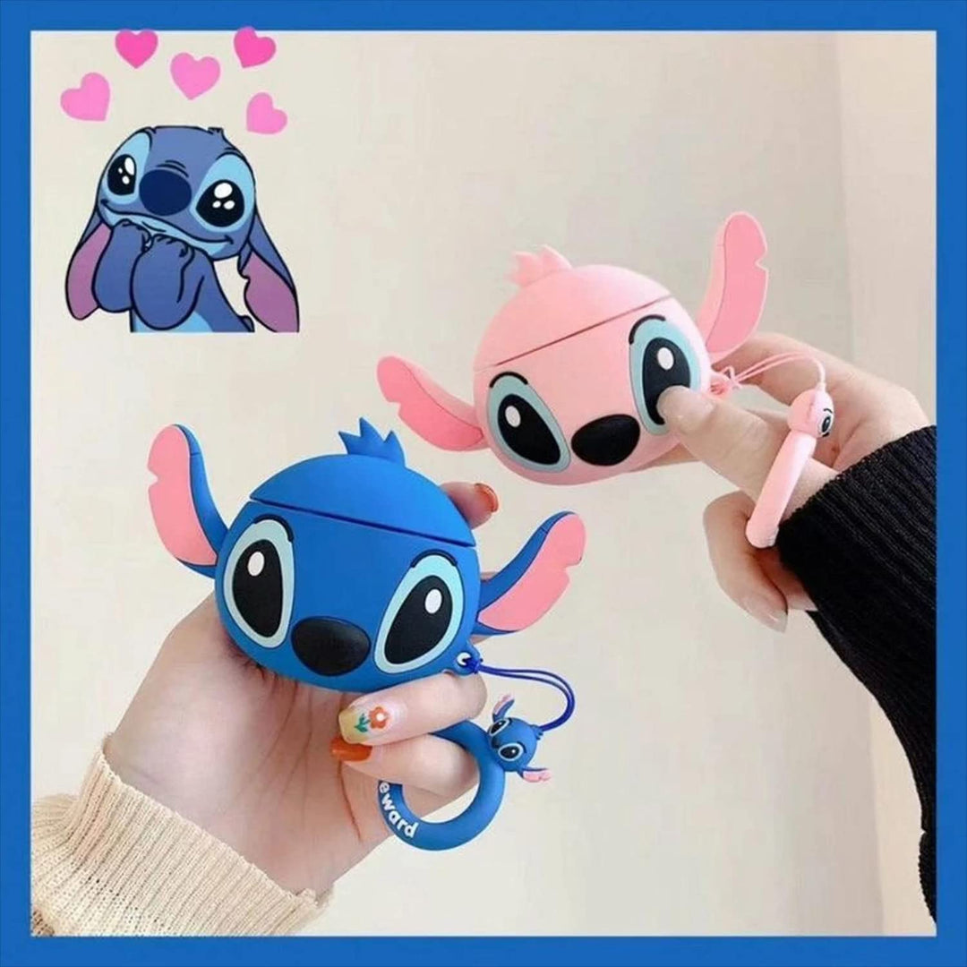 Kawaii Shark AirPods Case with Keychain & Cleaner - DOKUTRONIX
