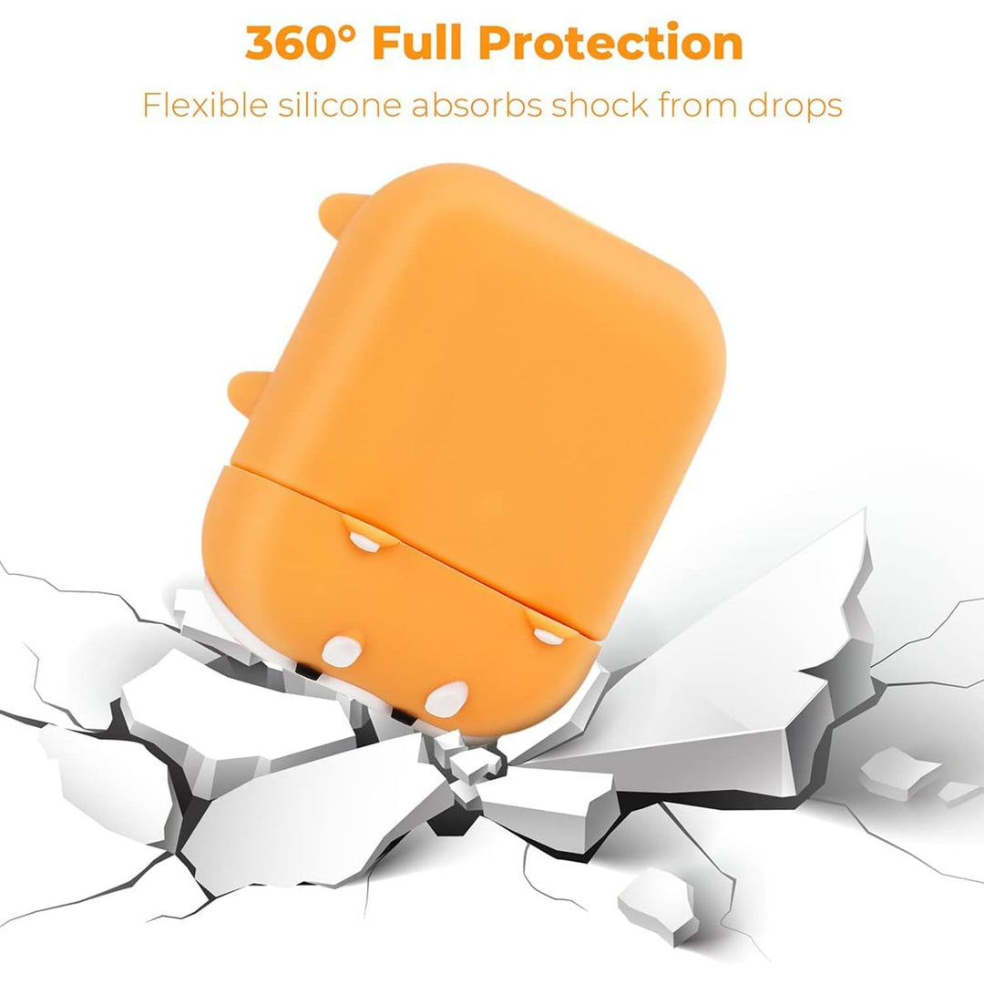 Kawaii Shark AirPods Case with Keychain & Cleaner - DOKUTRONIX