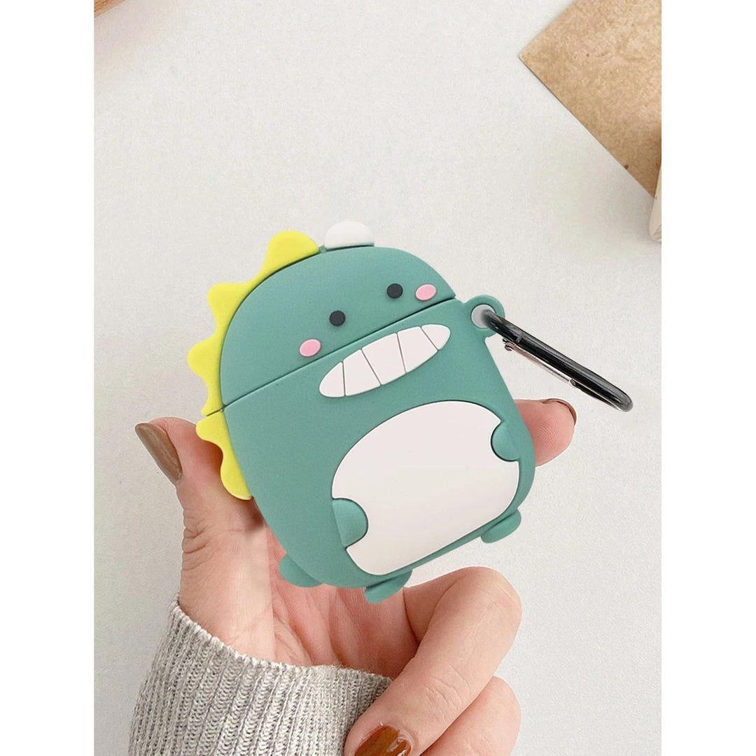 Kawaii Shark AirPods Case with Keychain & Cleaner - DOKUTRONIX