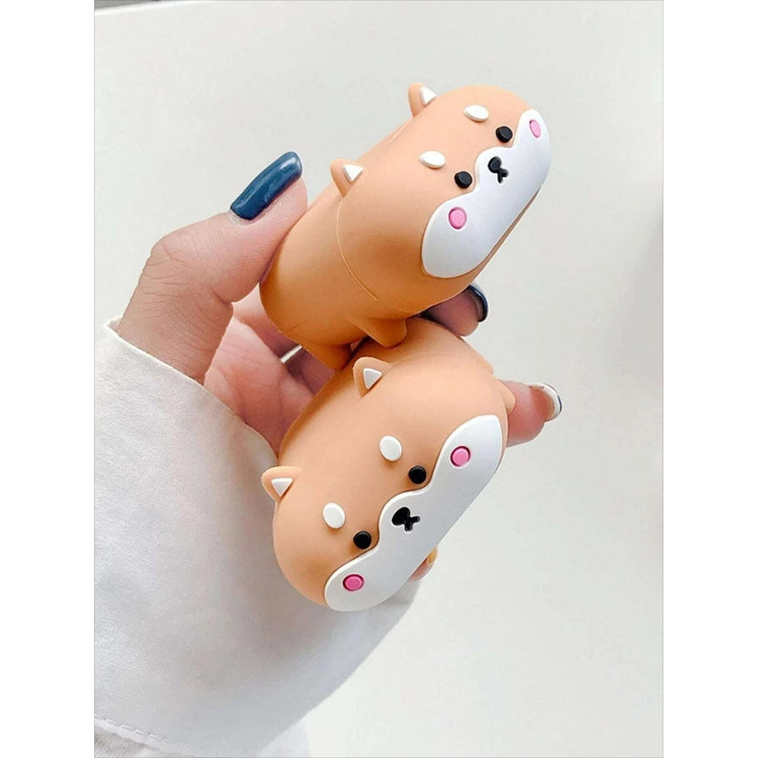 Kawaii Shark AirPods Case with Keychain & Cleaner - DOKUTRONIX