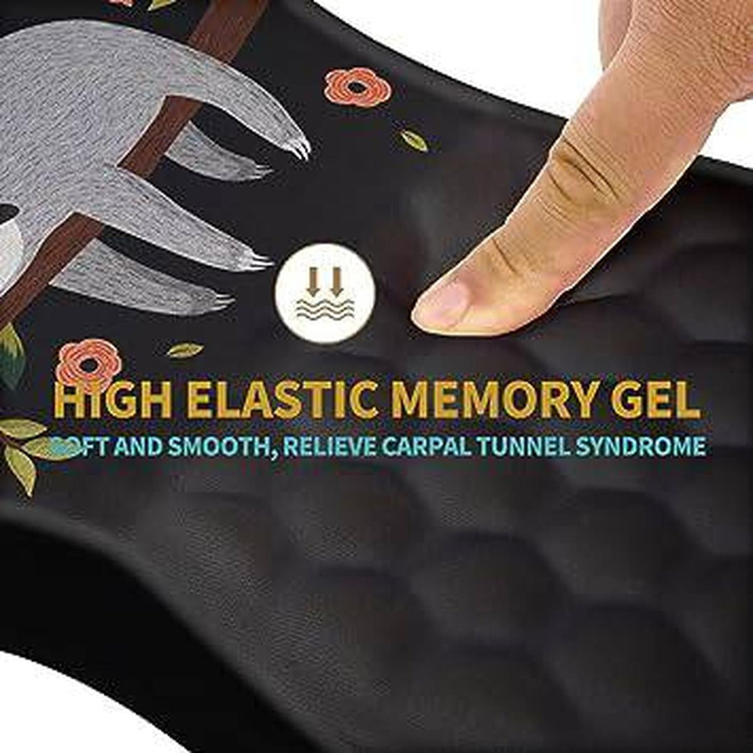 Sloth Comfort Mouse Pad: Ergonomic & Massage Support - DOKUTRONIX