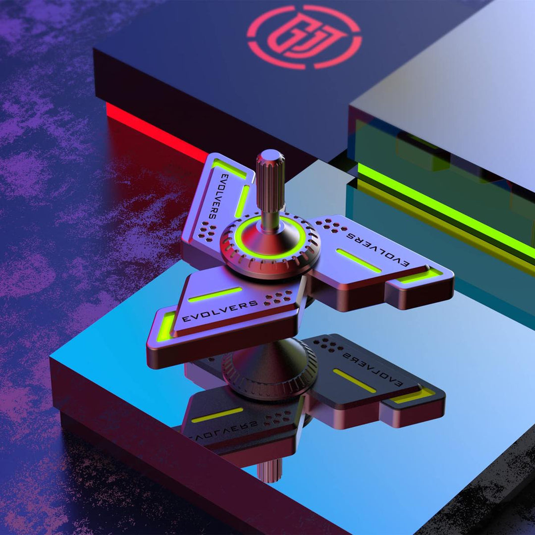 GlowSpin Cyclone: Luminous Fidget Spinner for All - DOKUTRONIX