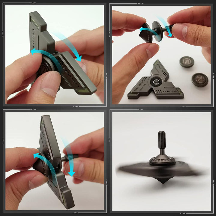 GlowSpin Cyclone: Luminous Fidget Spinner for All - DOKUTRONIX