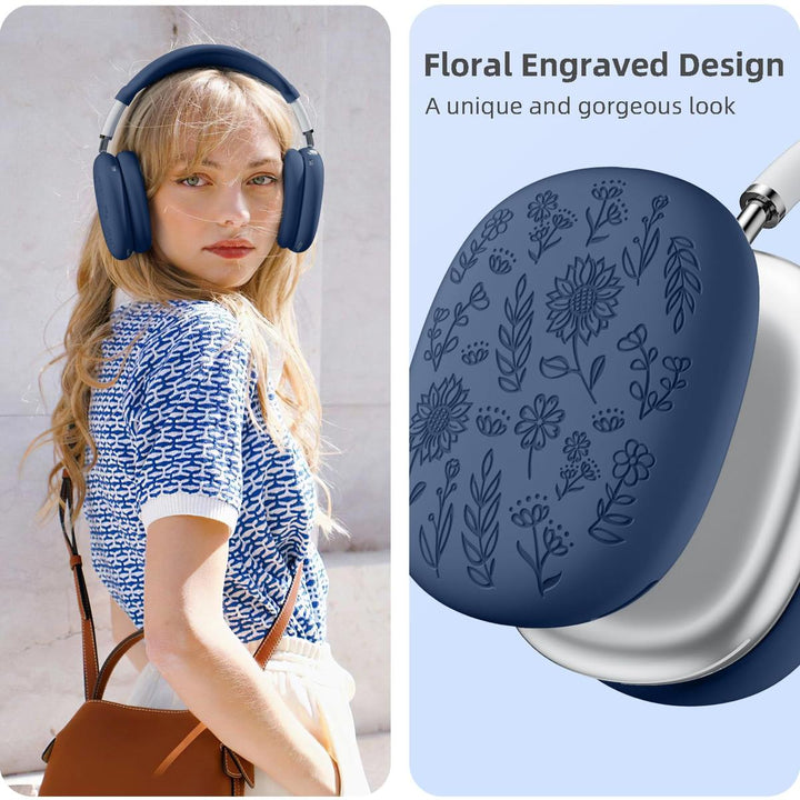 Lavender Engraved AirPods Max Case - DOKUTRONIX