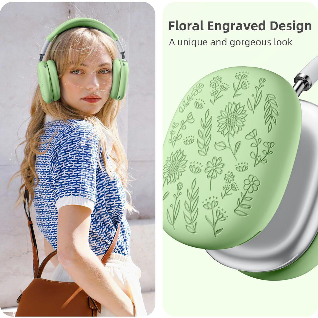 Lavender Engraved AirPods Max Case - DOKUTRONIX