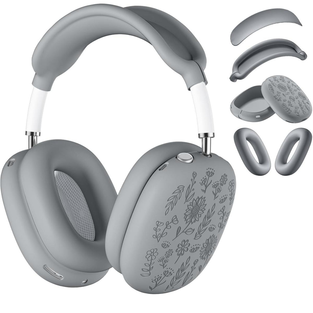 Lavender Engraved AirPods Max Case - DOKUTRONIX