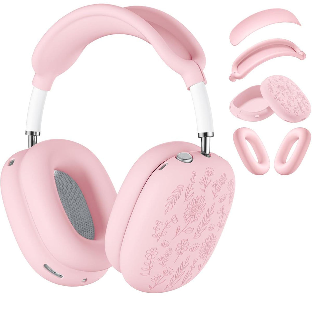 Lavender Engraved AirPods Max Case - DOKUTRONIX