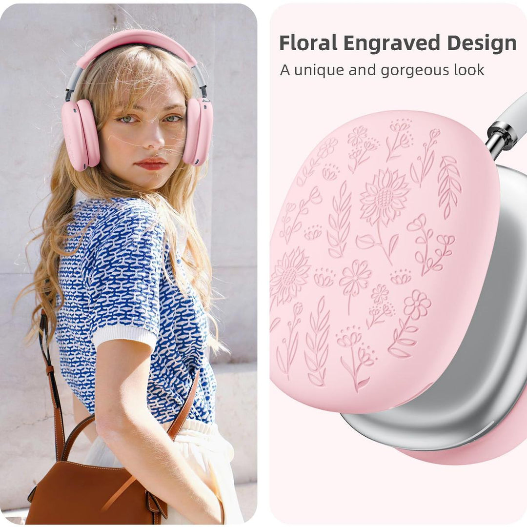 Lavender Engraved AirPods Max Case - DOKUTRONIX