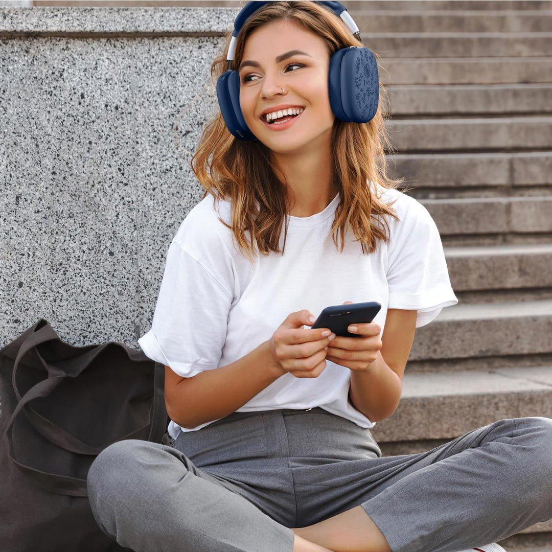Lavender Engraved AirPods Max Case - DOKUTRONIX