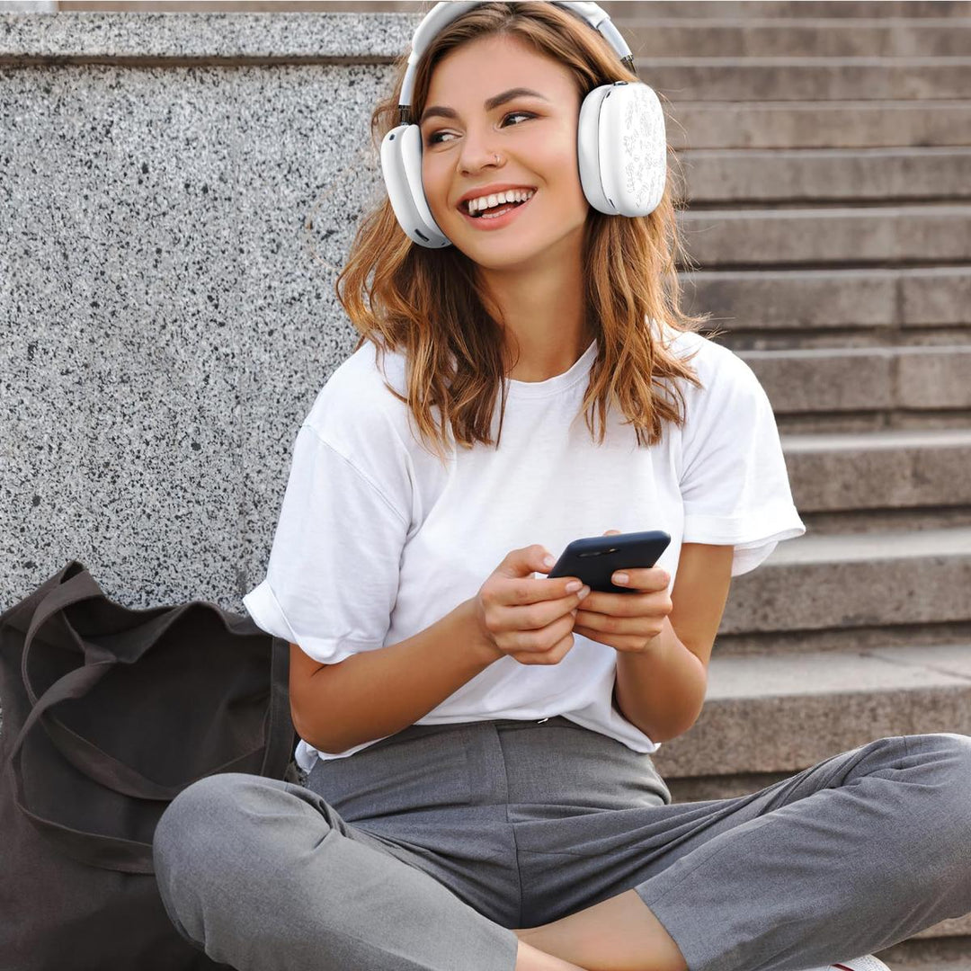 Lavender Engraved AirPods Max Case - DOKUTRONIX