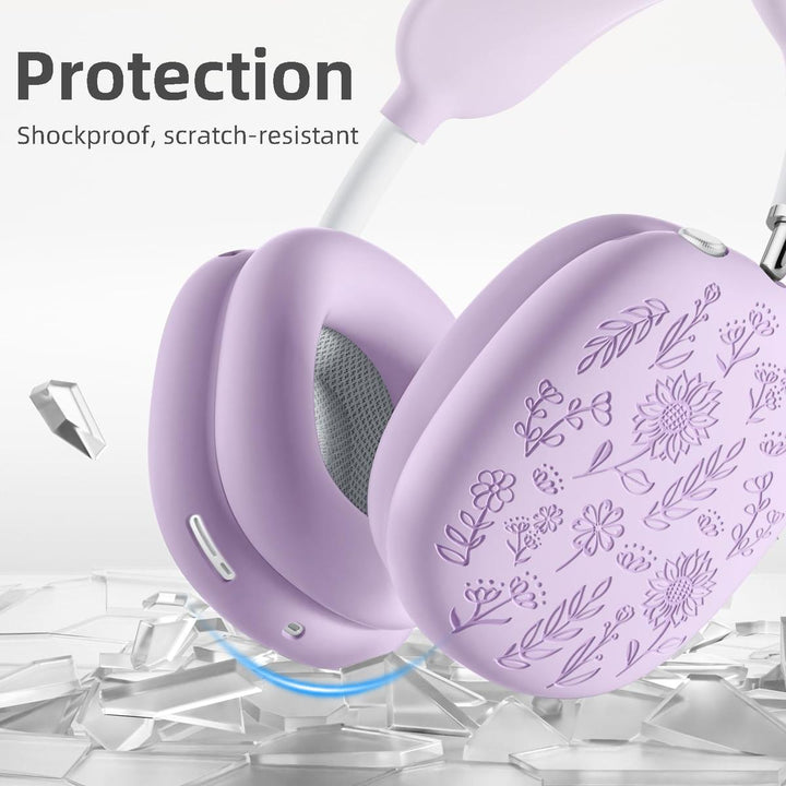 Lavender Engraved AirPods Max Case - DOKUTRONIX