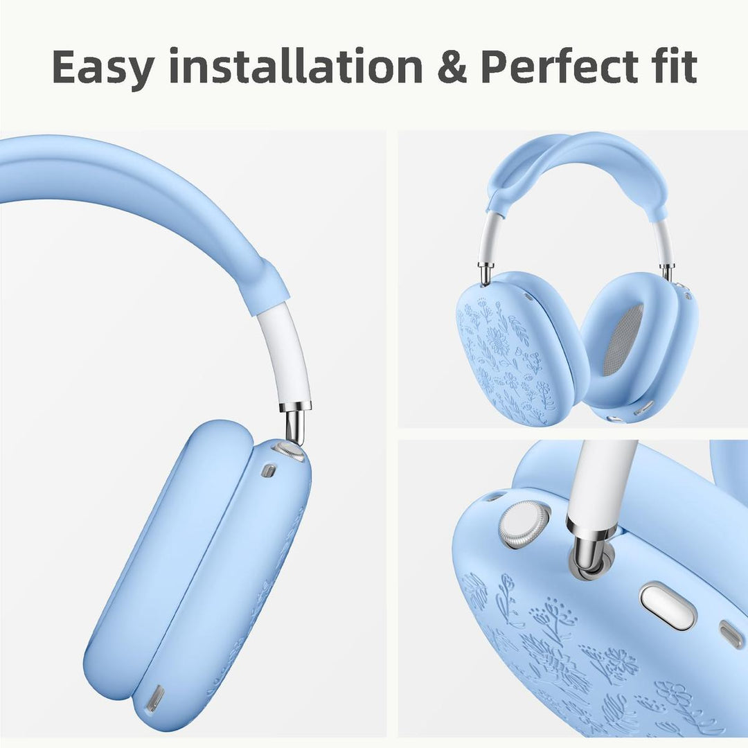 Lavender Engraved AirPods Max Case - DOKUTRONIX