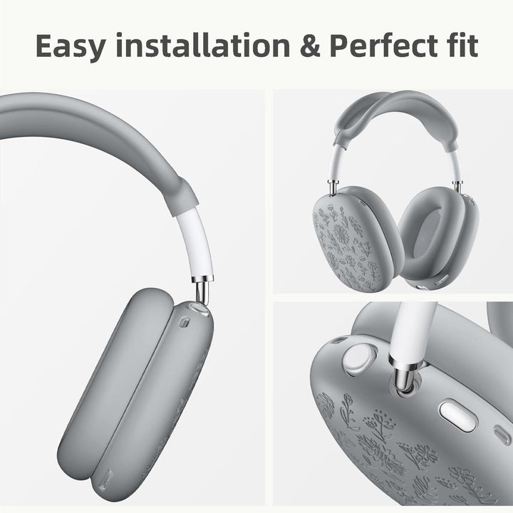 Lavender Engraved AirPods Max Case - DOKUTRONIX