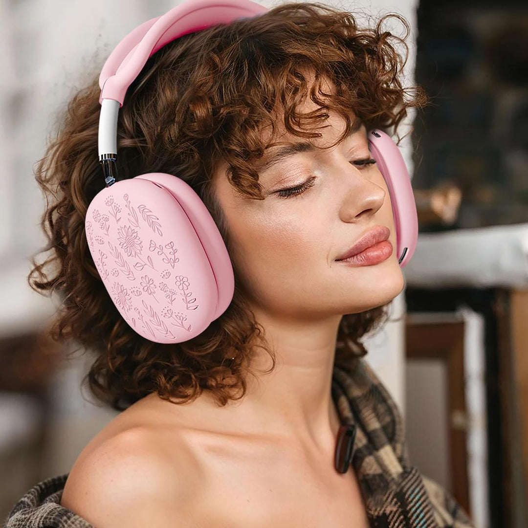 Lavender Engraved AirPods Max Case - DOKUTRONIX