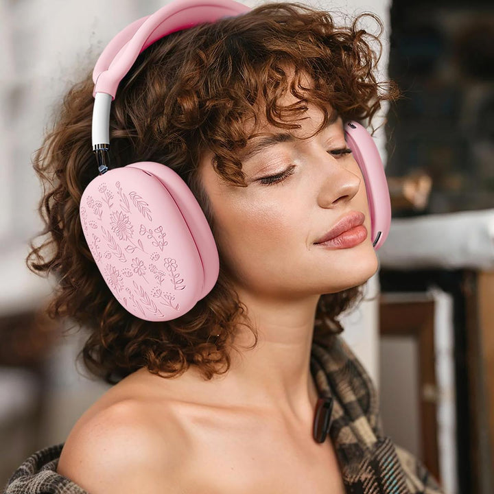 Lavender Engraved AirPods Max Case - DOKUTRONIX