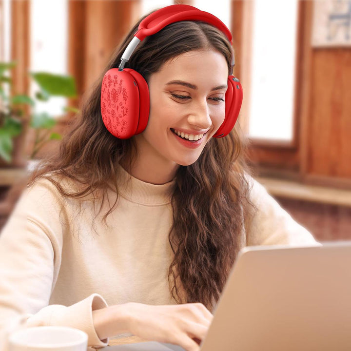 Lavender Engraved AirPods Max Case - DOKUTRONIX