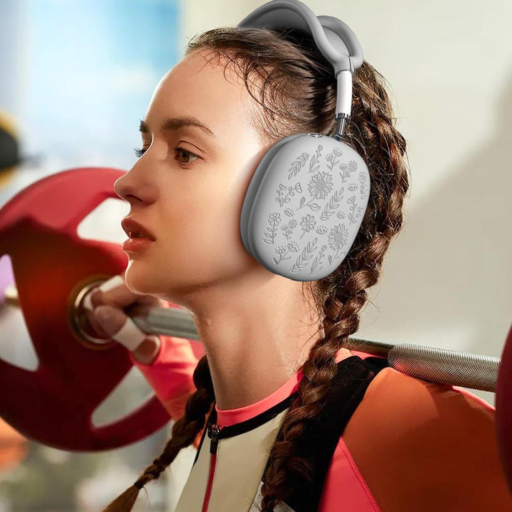 Lavender Engraved AirPods Max Case - DOKUTRONIX