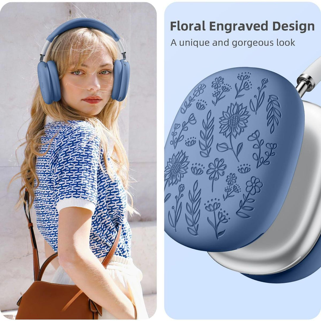 Lavender Engraved AirPods Max Case - DOKUTRONIX