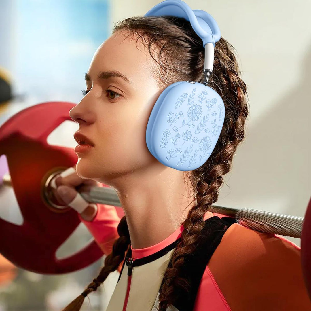 Lavender Engraved AirPods Max Case - DOKUTRONIX