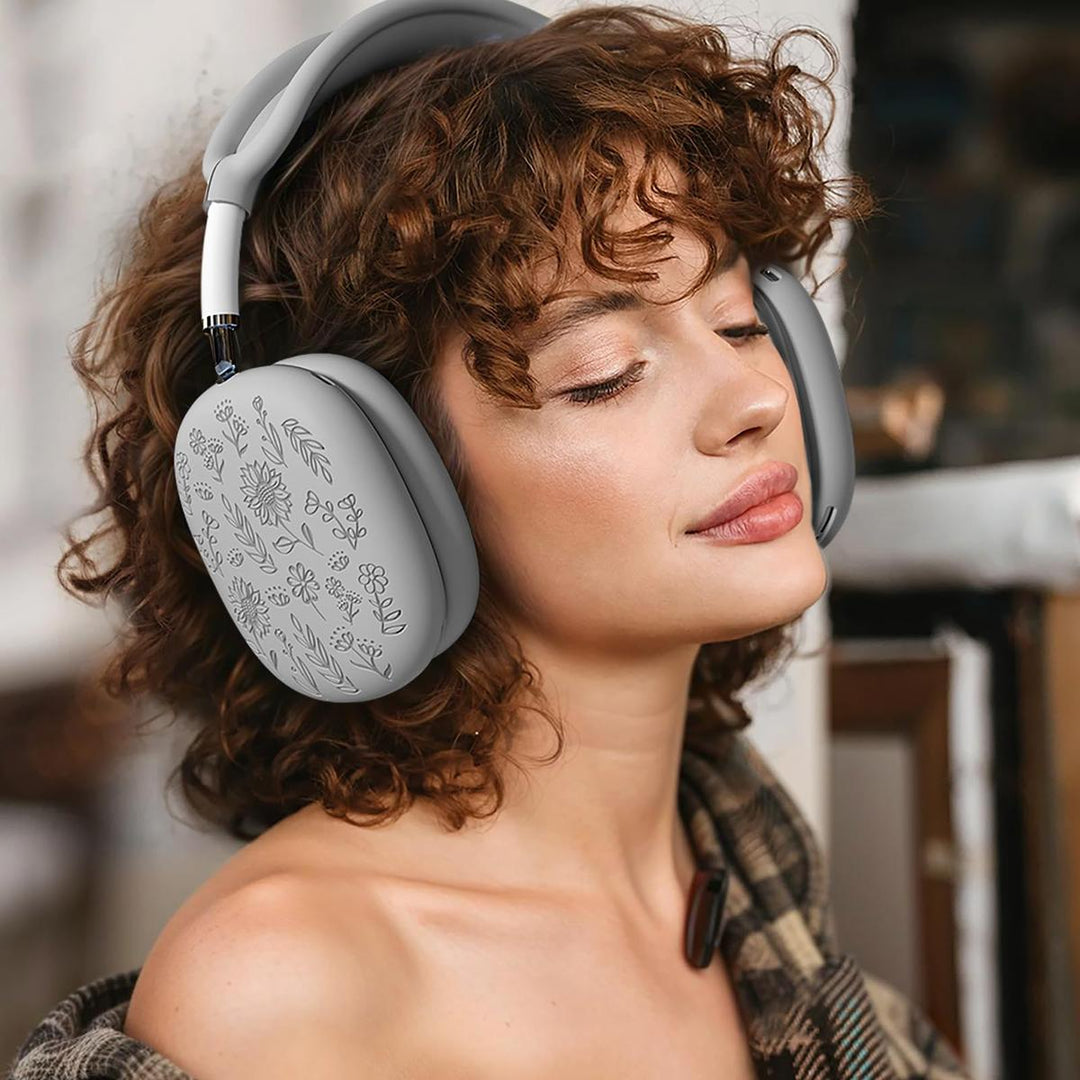 Lavender Engraved AirPods Max Case - DOKUTRONIX