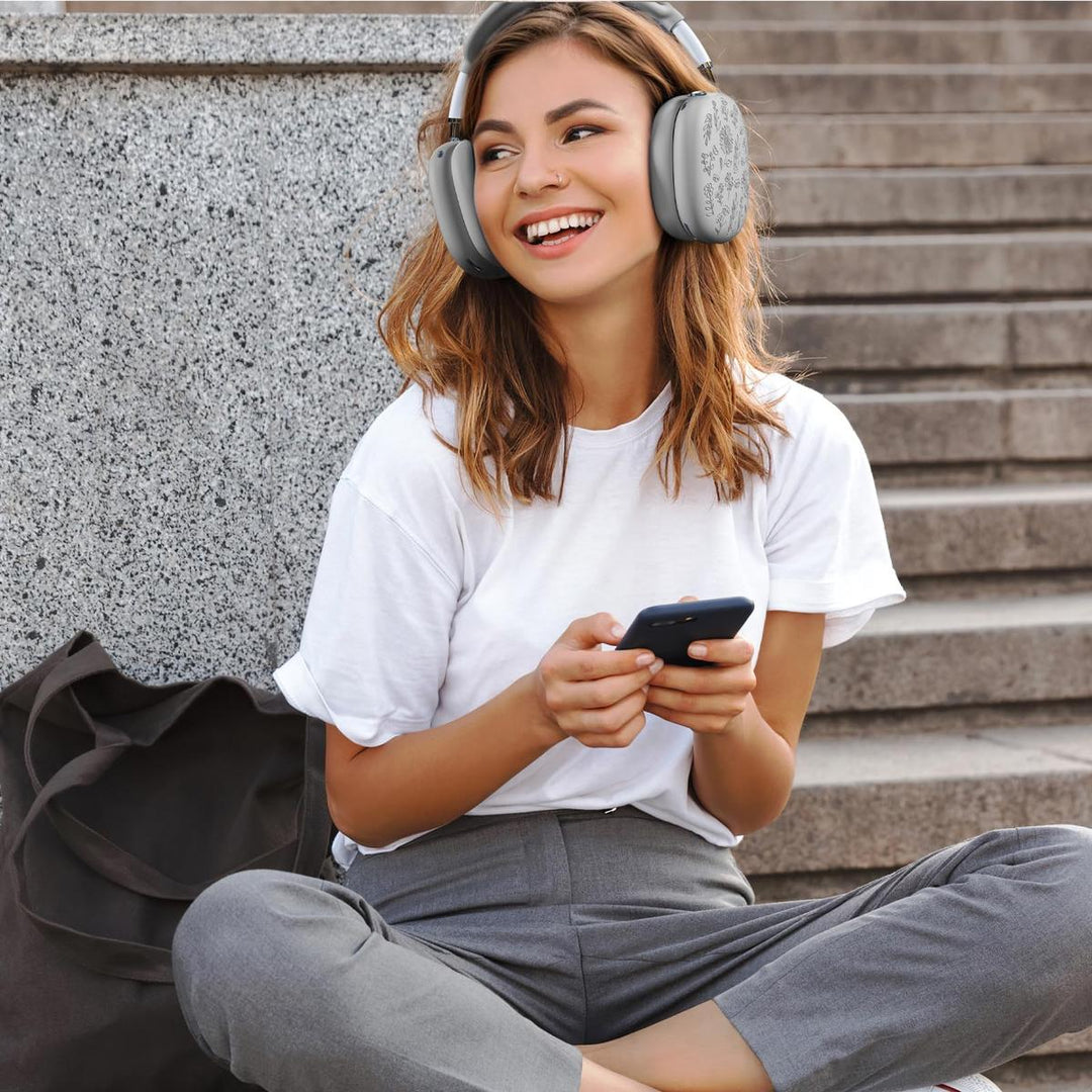 Lavender Engraved AirPods Max Case - DOKUTRONIX