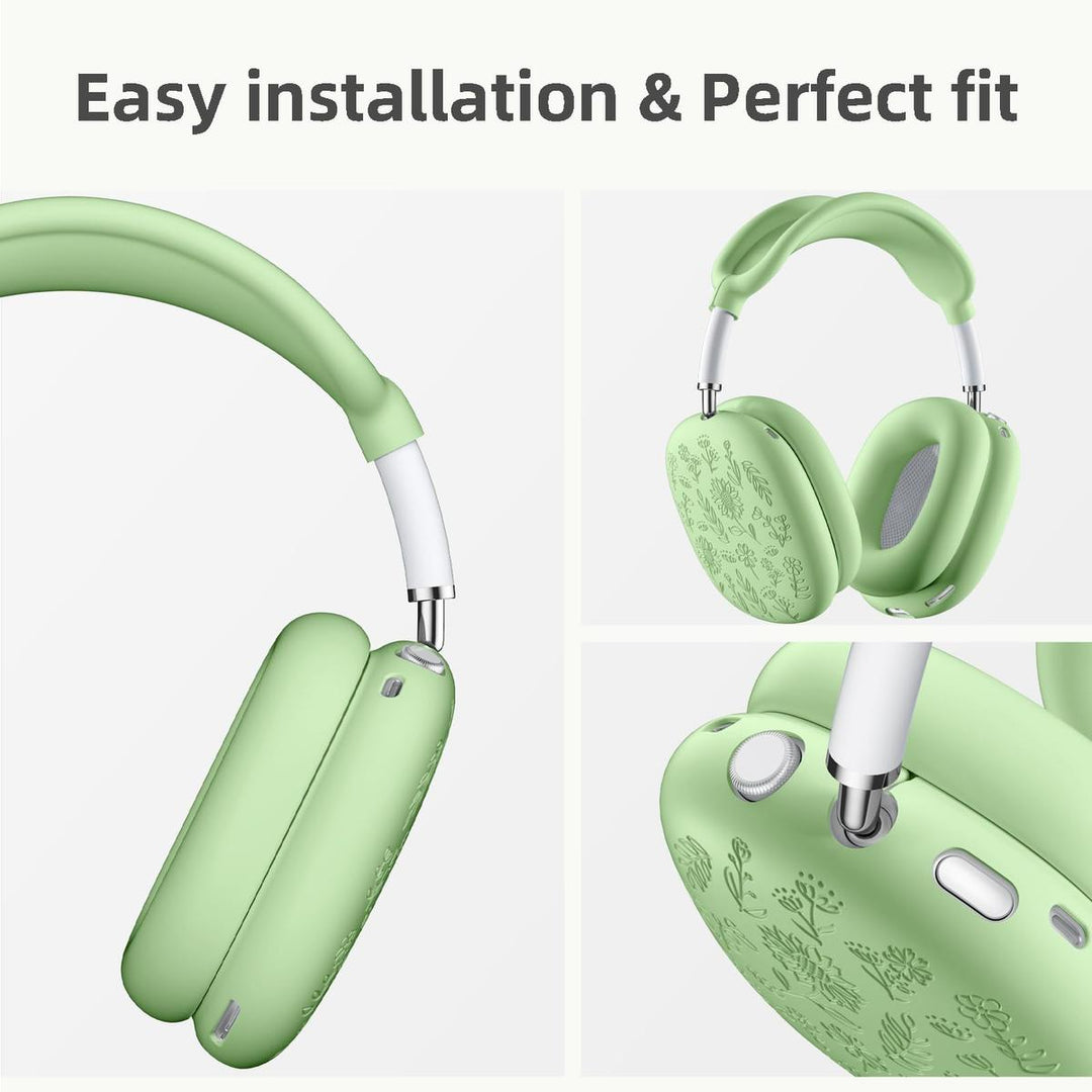 Lavender Engraved AirPods Max Case - DOKUTRONIX