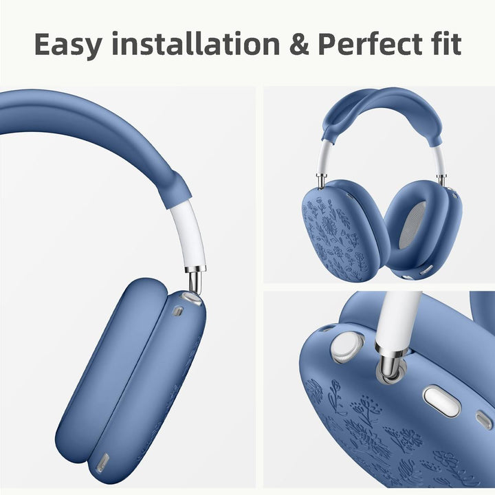 Lavender Engraved AirPods Max Case - DOKUTRONIX