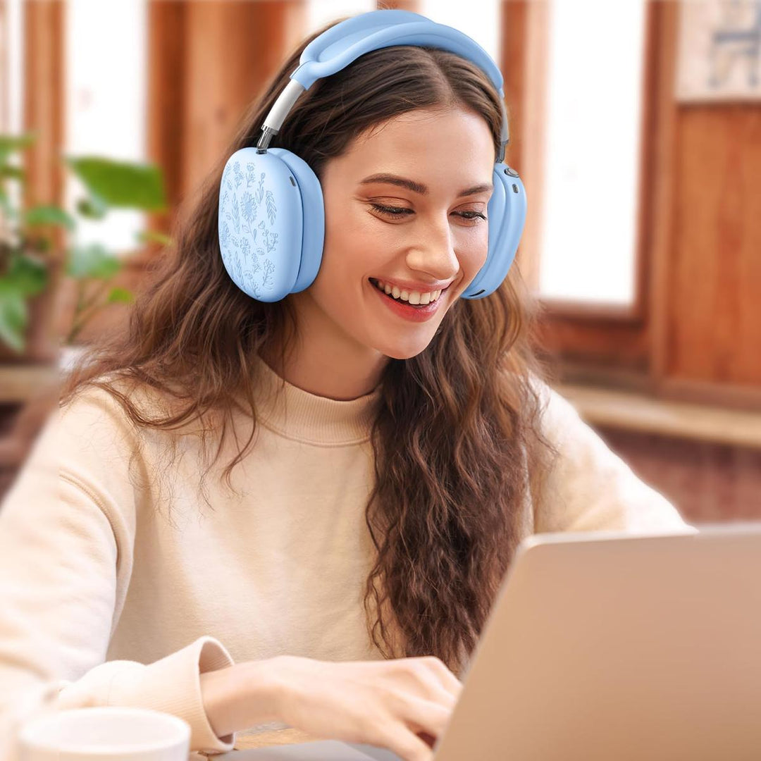 Lavender Engraved AirPods Max Case - DOKUTRONIX