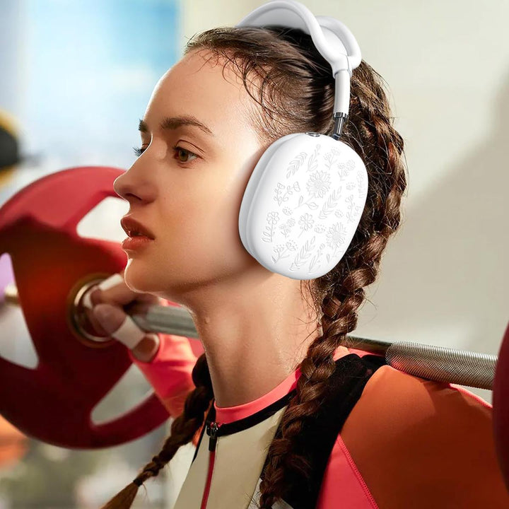 Lavender Engraved AirPods Max Case - DOKUTRONIX