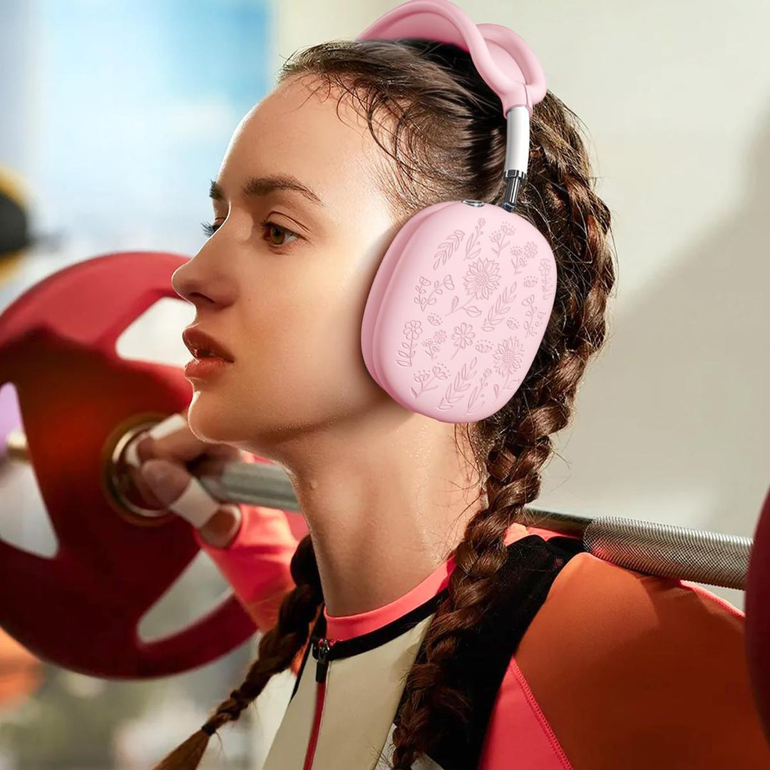 Lavender Engraved AirPods Max Case - DOKUTRONIX