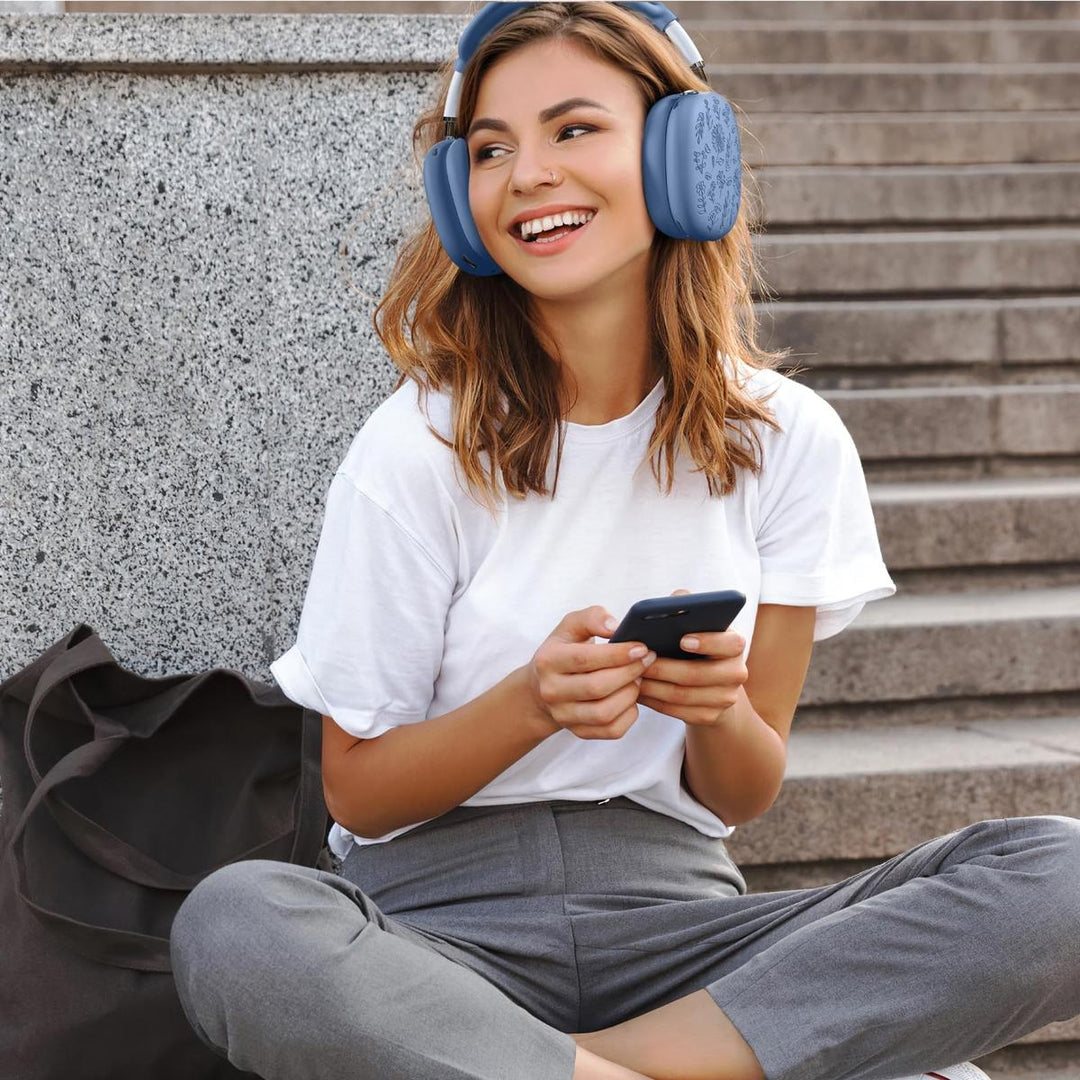 Lavender Engraved AirPods Max Case - DOKUTRONIX