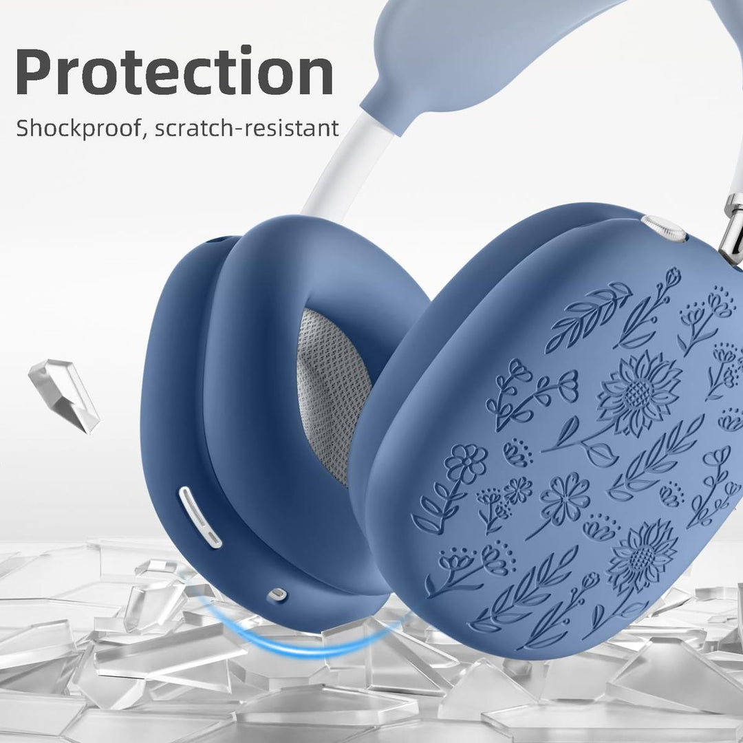 Lavender Engraved AirPods Max Case - DOKUTRONIX