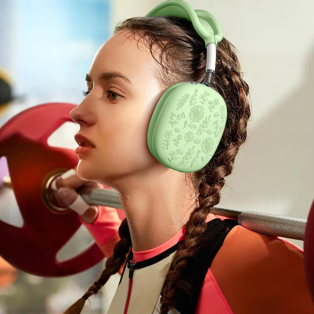 Lavender Engraved AirPods Max Case - DOKUTRONIX