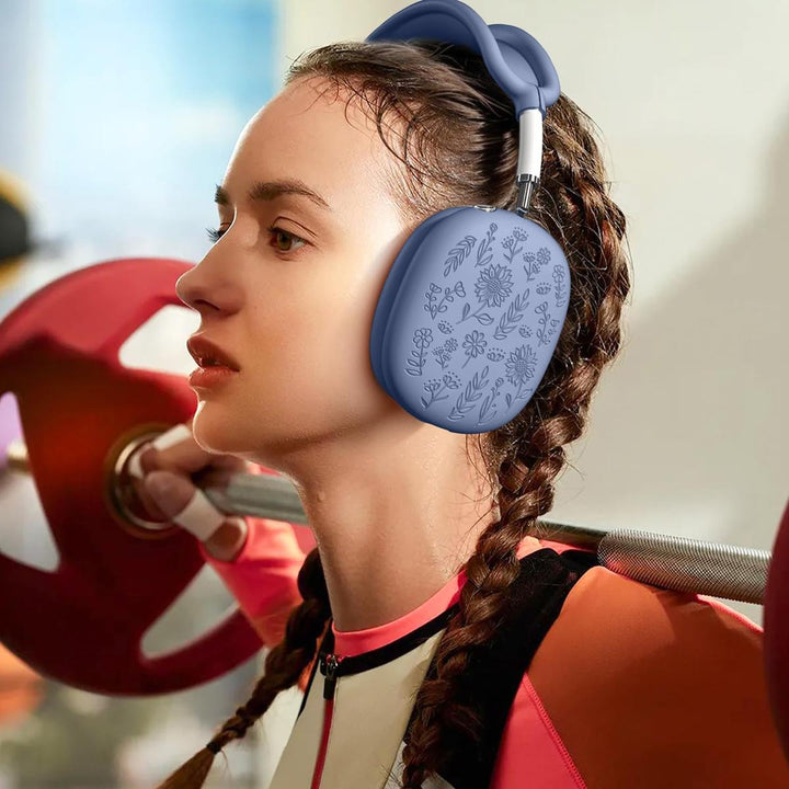 Lavender Engraved AirPods Max Case - DOKUTRONIX