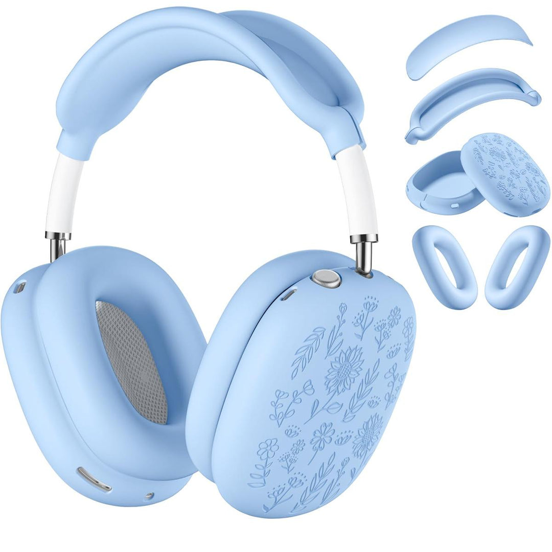 Lavender Engraved AirPods Max Case - DOKUTRONIX