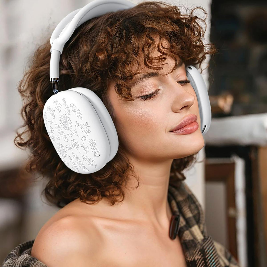 Lavender Engraved AirPods Max Case - DOKUTRONIX