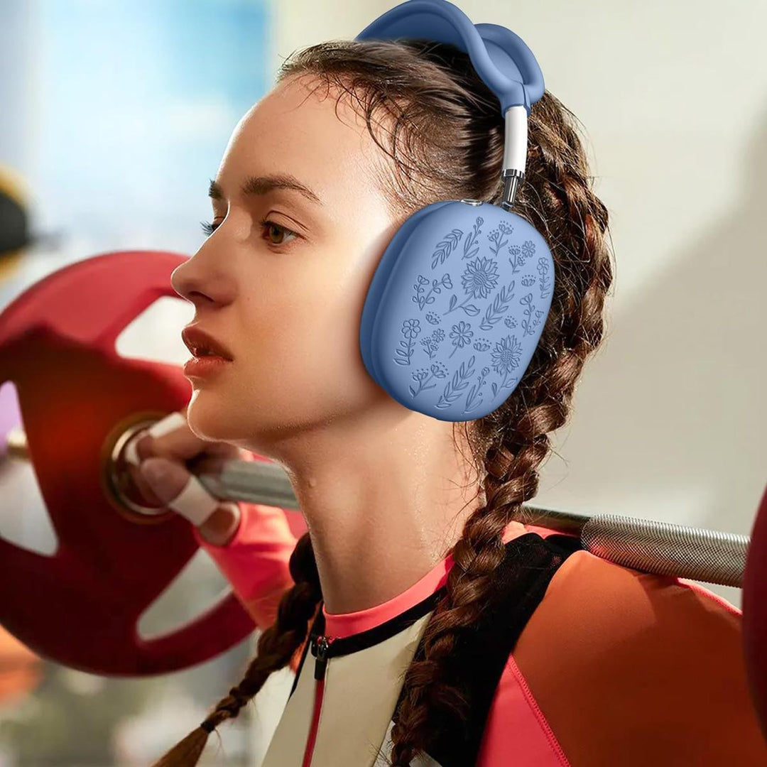 Lavender Engraved AirPods Max Case - DOKUTRONIX