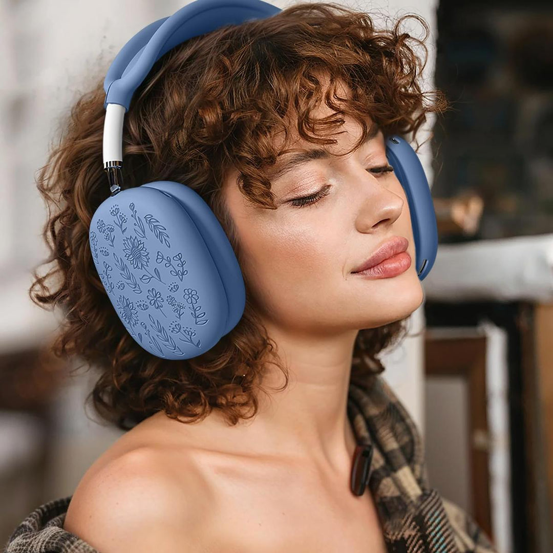 Lavender Engraved AirPods Max Case - DOKUTRONIX