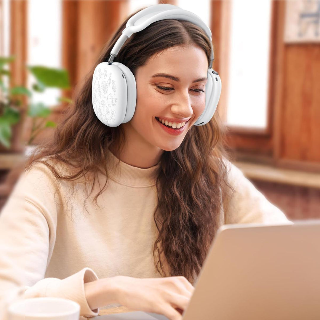 Lavender Engraved AirPods Max Case - DOKUTRONIX