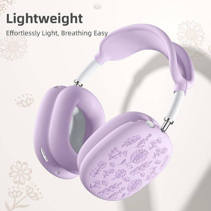 Lavender Engraved AirPods Max Case - DOKUTRONIX
