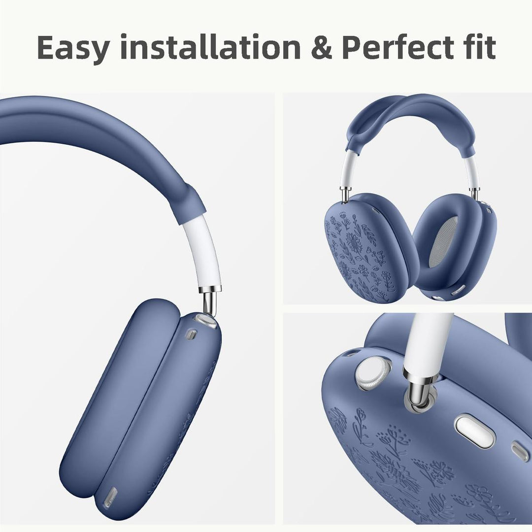 Lavender Engraved AirPods Max Case - DOKUTRONIX