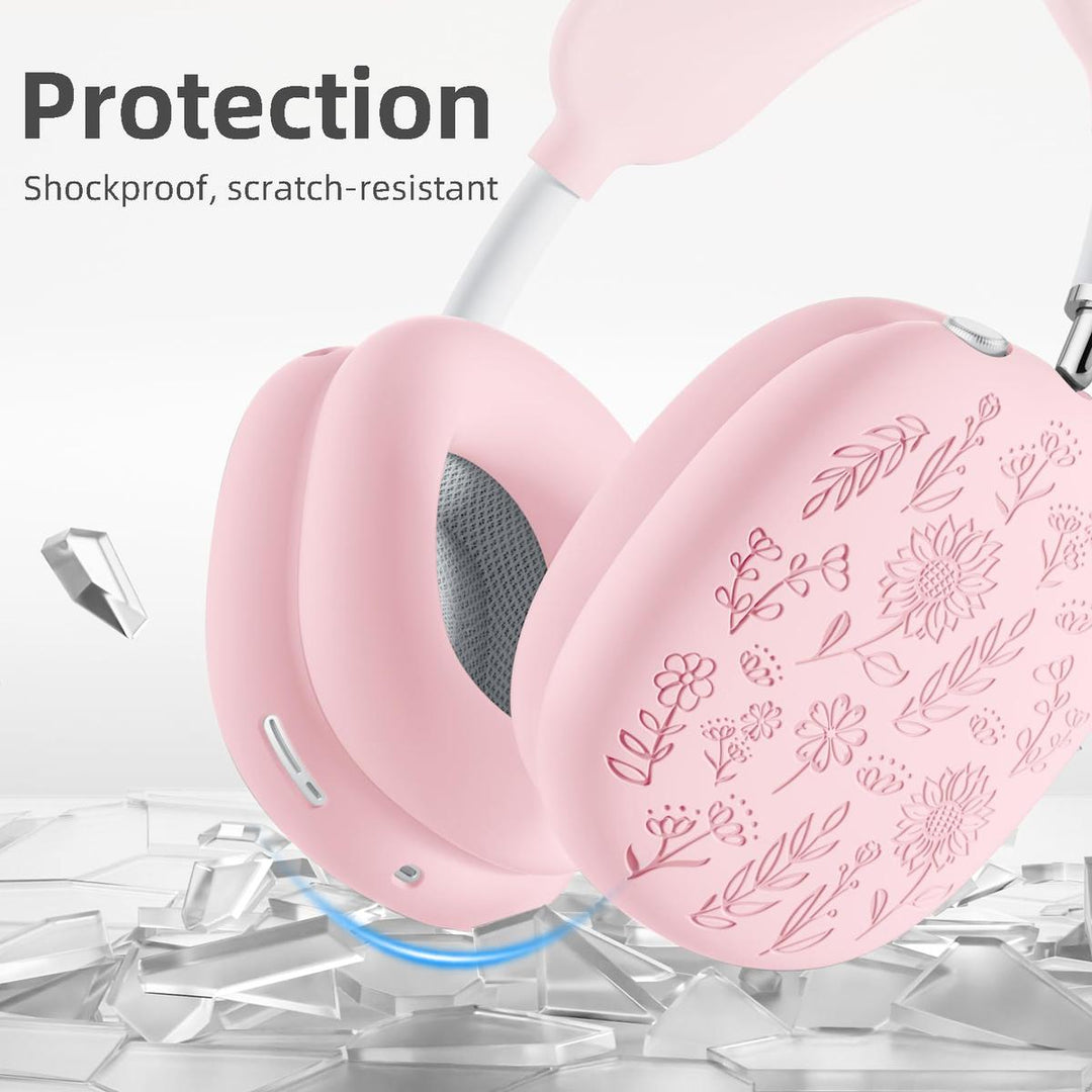 Lavender Engraved AirPods Max Case - DOKUTRONIX